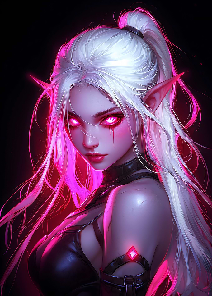 Glowing Elf Warrior