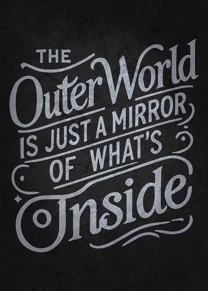 Outer World Is Reflection Of Inside, Law Of Attraction