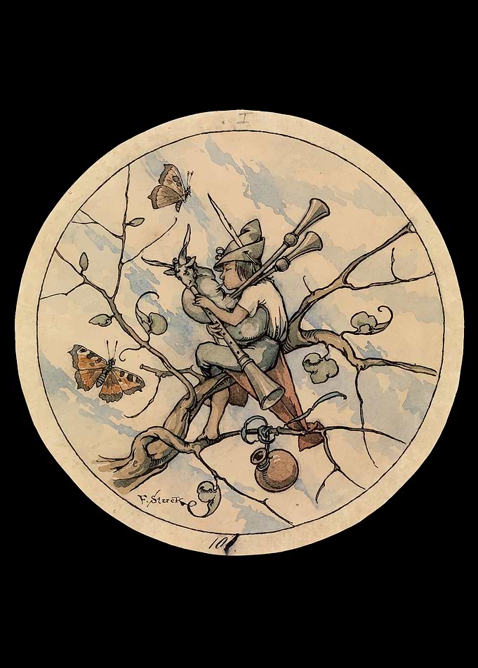 Piper in the Tree Franz von Stuck