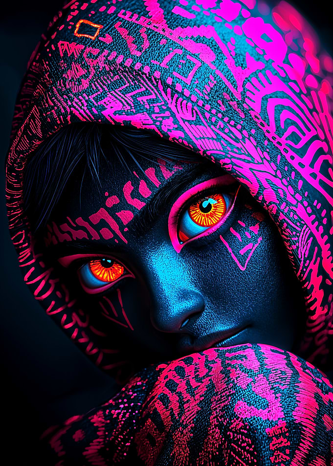 Cyberpunk Woman Portrait