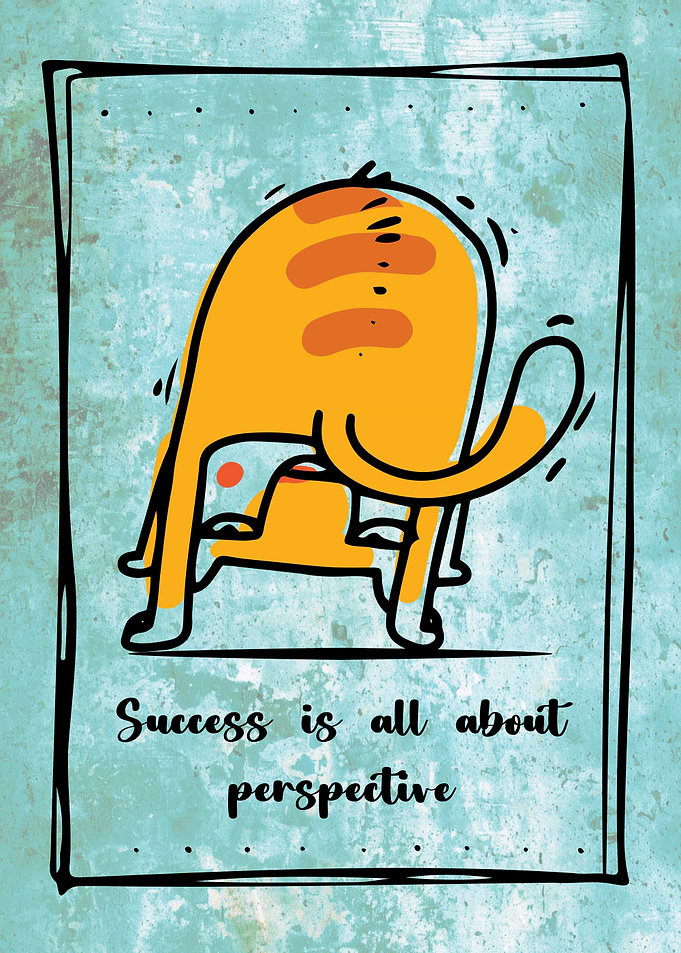 Yoga Cat Perspective