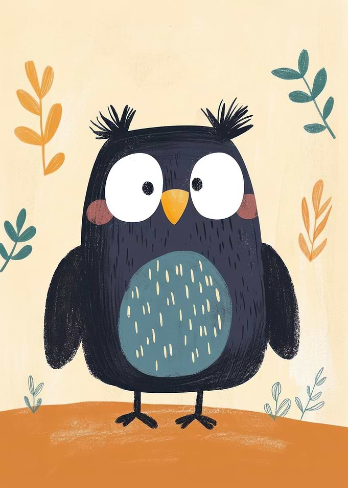 Cute Cartoon Owl