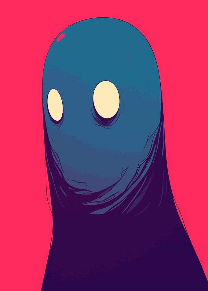 Sadness Surreal Minimalist Art
