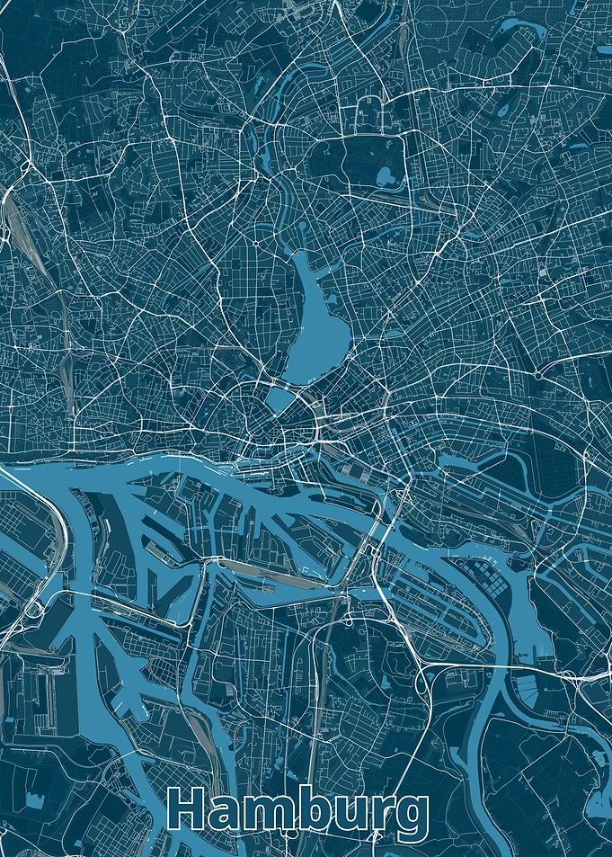 Hamburg City Map