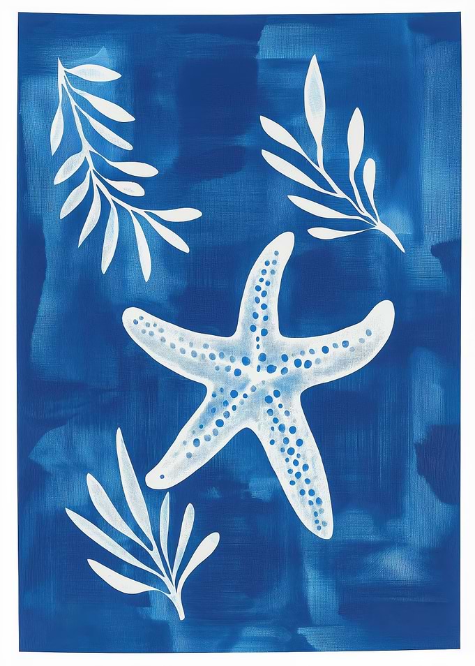 Blue Sea Star Marine Matisse