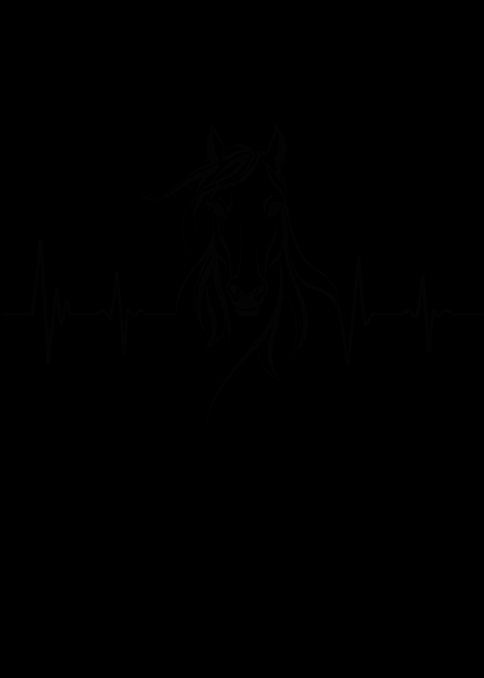 Horse Heartbeat Horse Lover Design