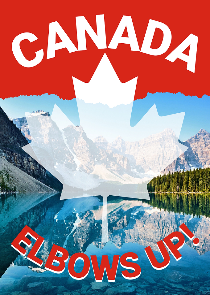 Canada 'Elbows Up' Poster