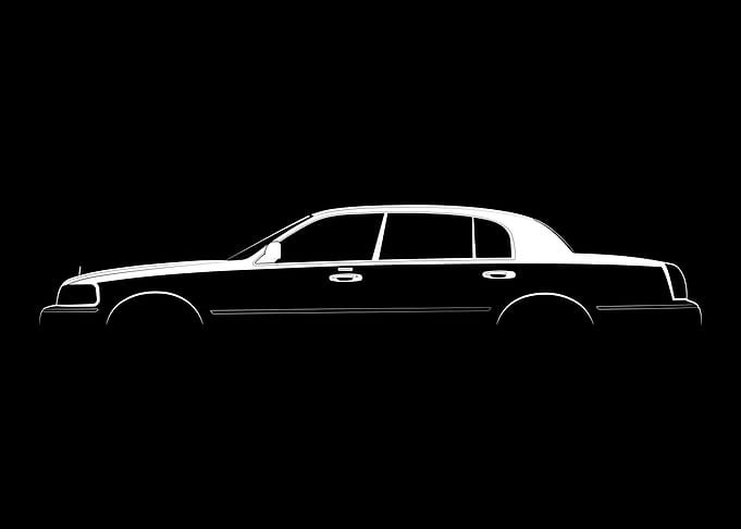 Lincoln Town Car (2003) Silhouette