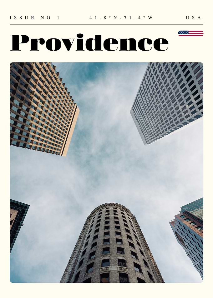 Providence Rhode Island Travel Art Poster
