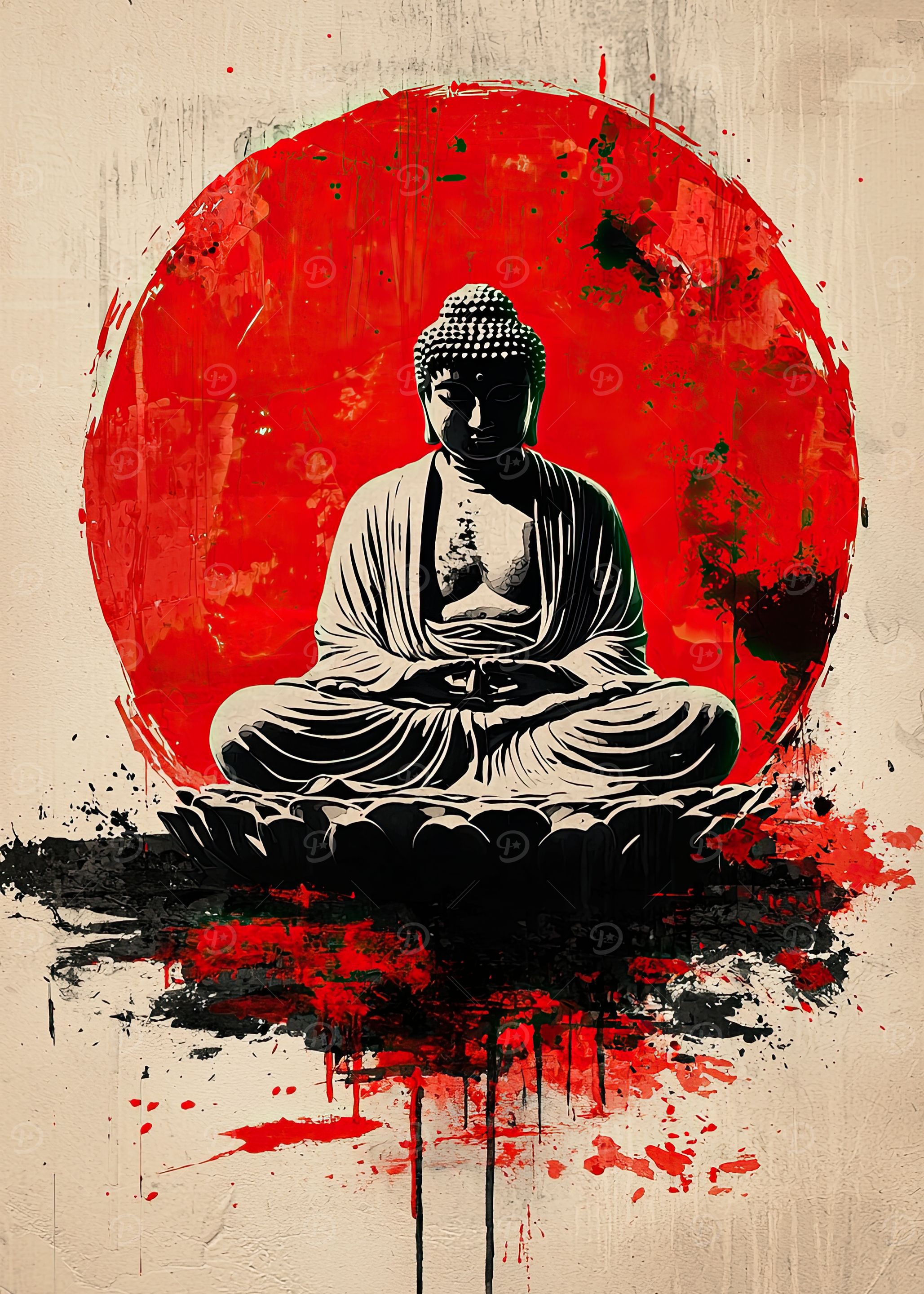 Buddha Meditation Art