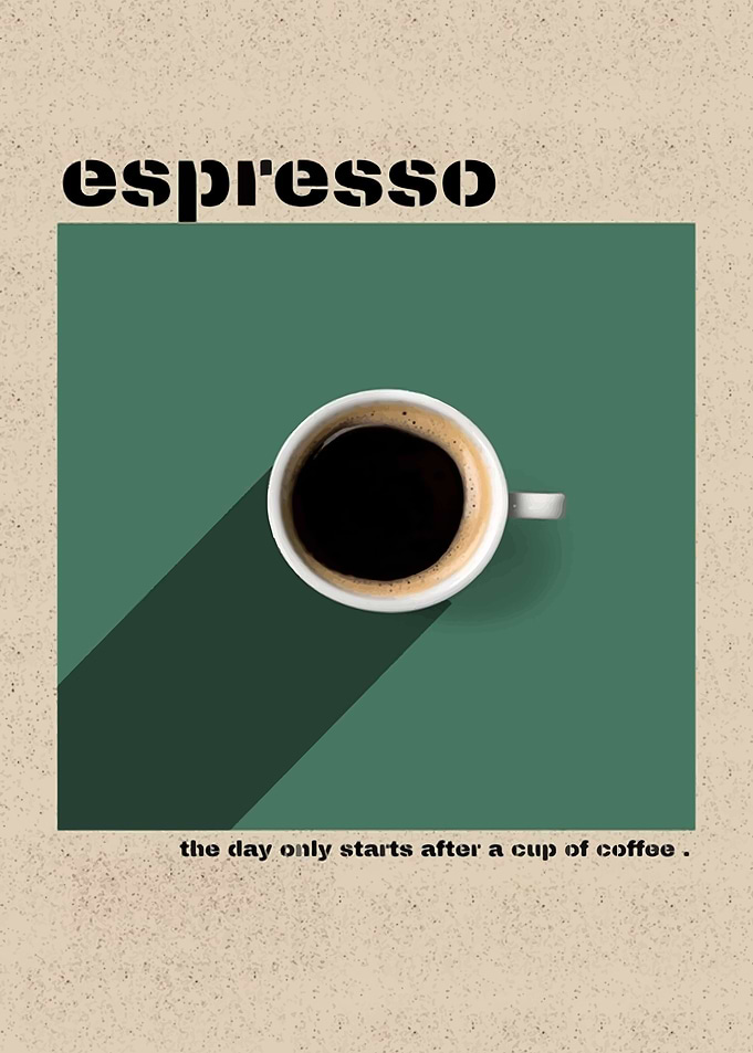Espresso Coffee Poster
