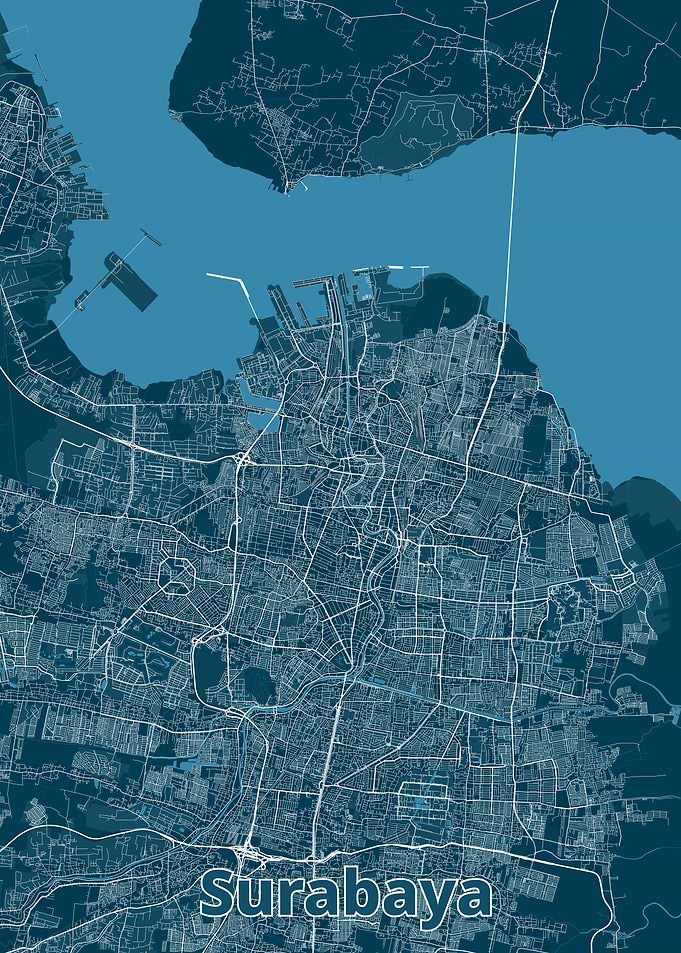 Surabaya City Map