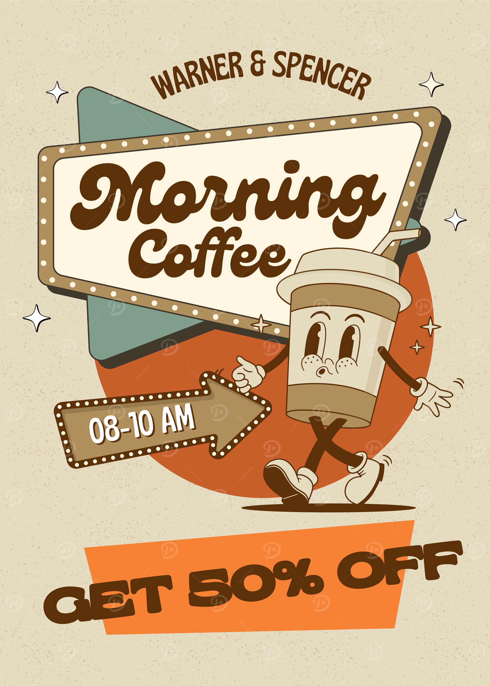Retro Coffee Shop Promo
