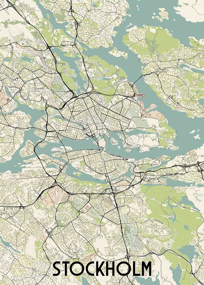 Stockholm City Map