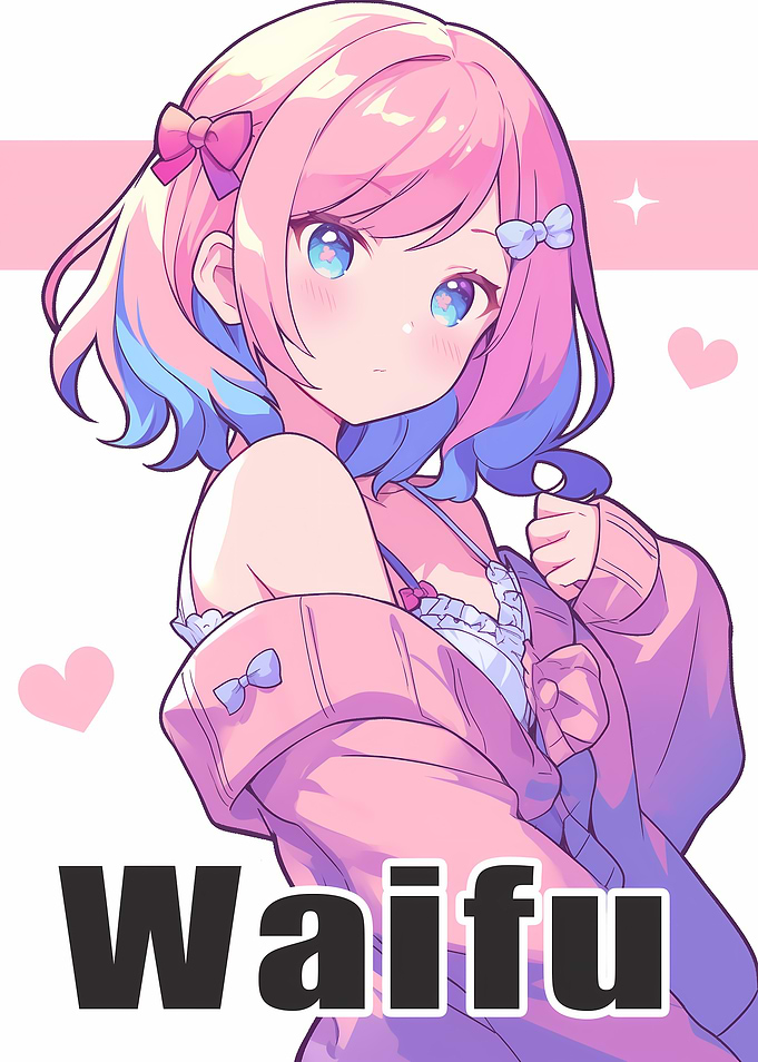 Anime Waifu Illustration