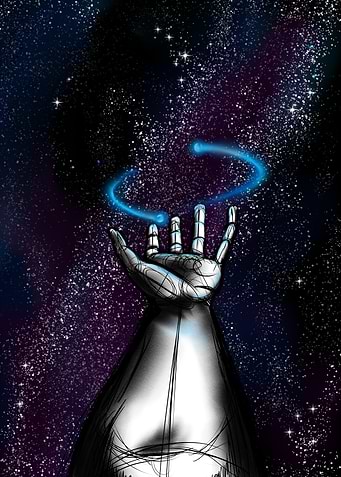 Hand Reaching for Stars