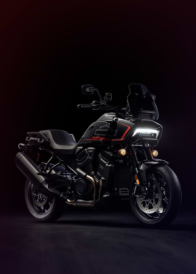 Black Motorcycle Harley