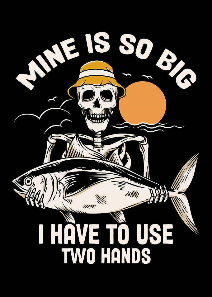 Funny Fishing Retro Angler Poster