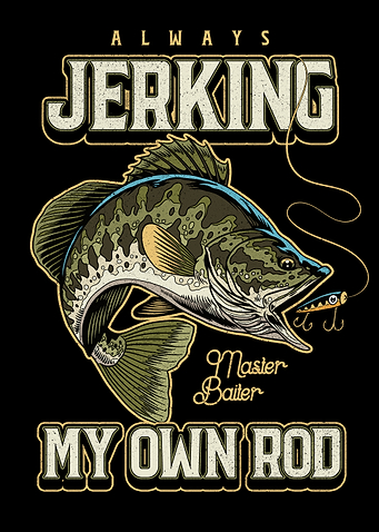 Funny Fishing Bass Fisherman