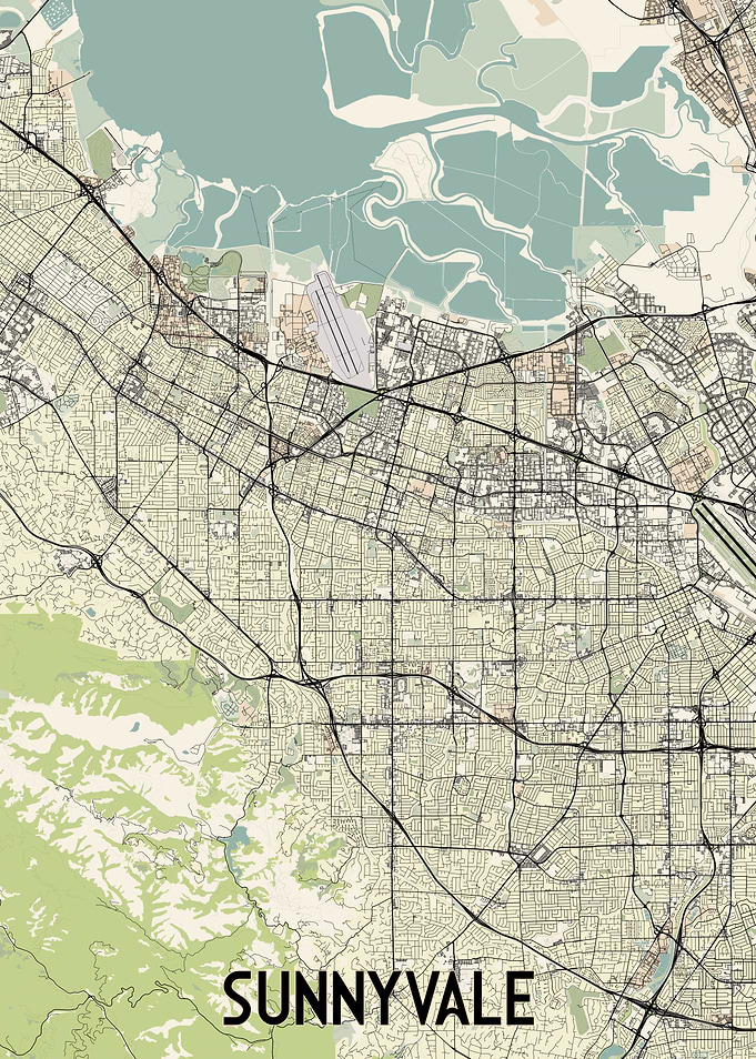Sunnyvale City Map