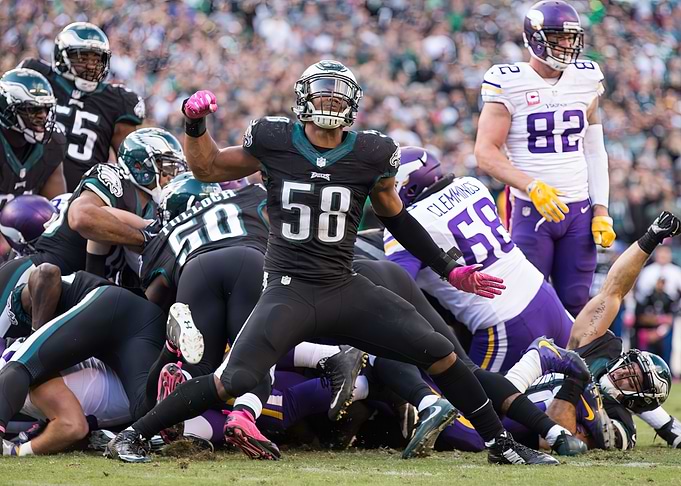 philadelphia eagles Football Player Celebration
