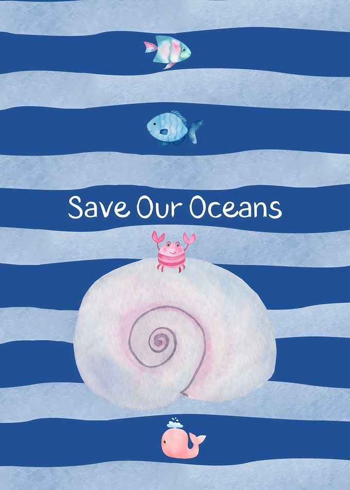 Save Our Oceans Poster