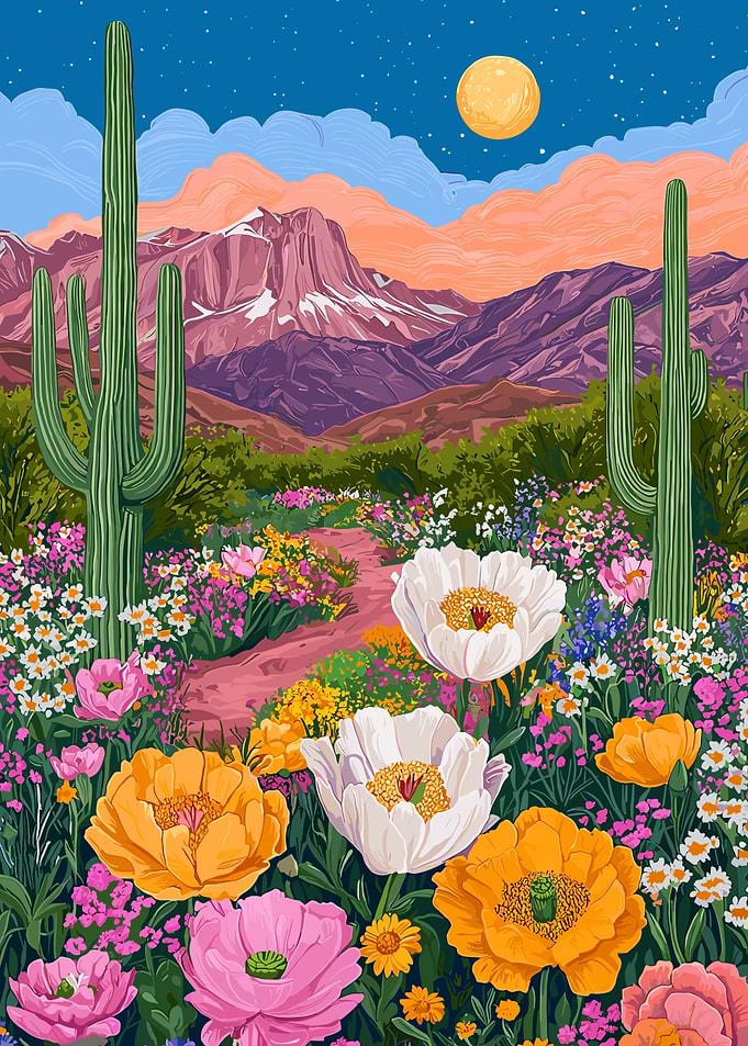 Desert Bloom Night