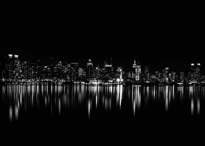 Cityscape Night Lights