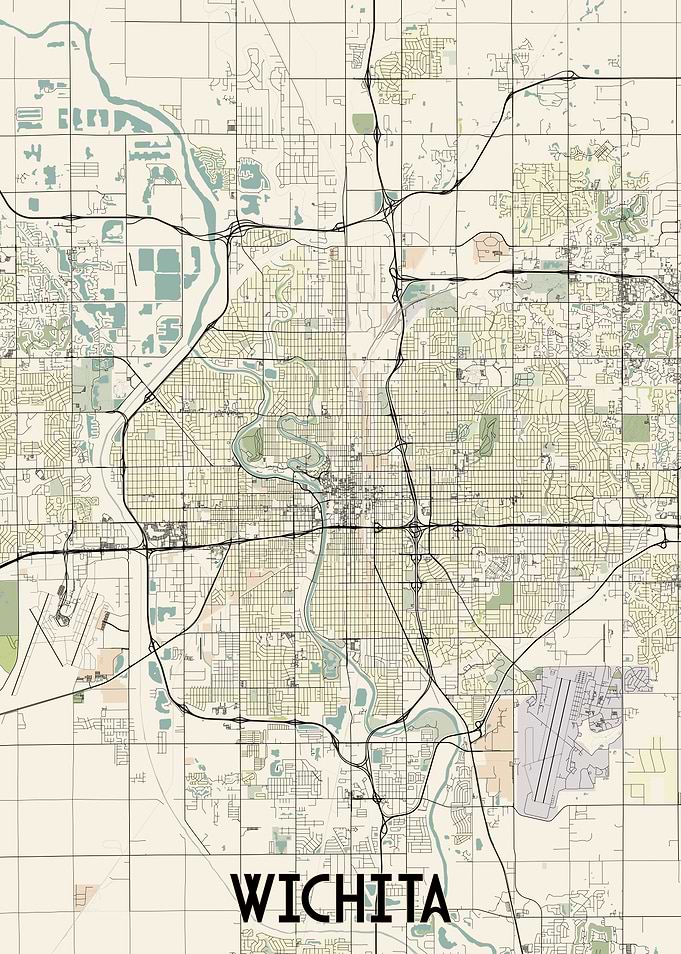 Wichita City Map