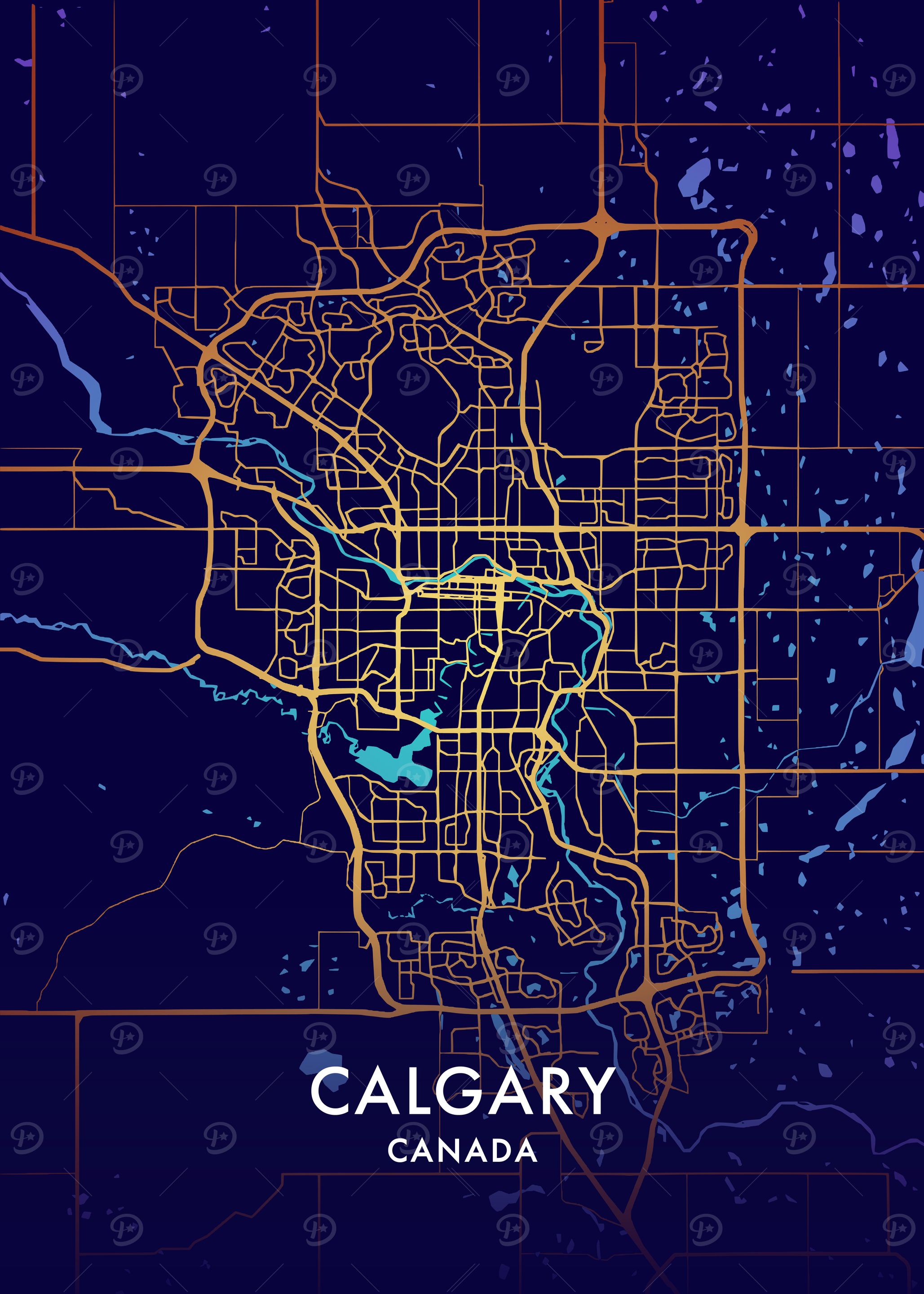 Calgary City Map