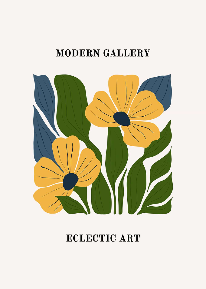 Modern gallery eclectic art