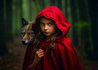 Red Riding Hood and Wolf