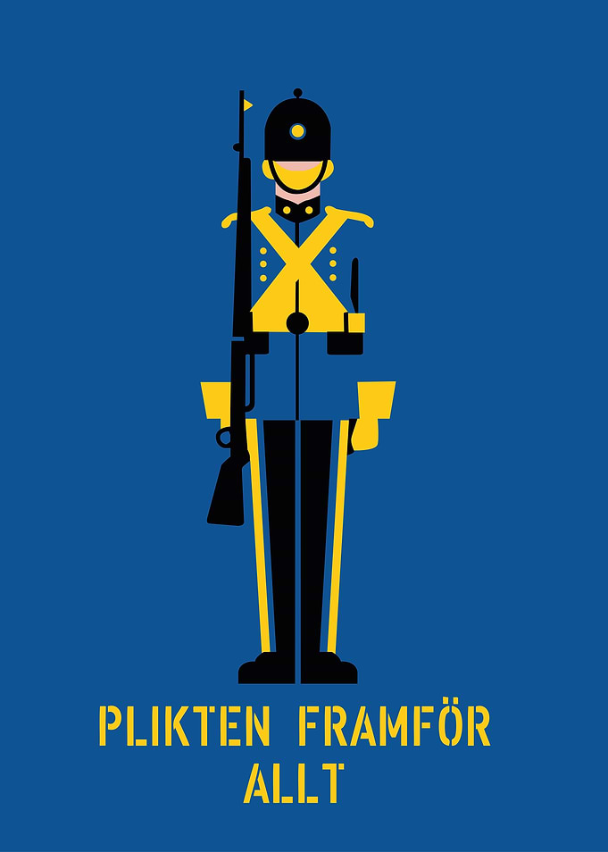 Swedish Soldier Poster
