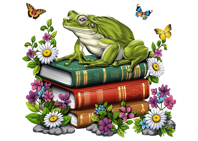 Cottagecore Frog