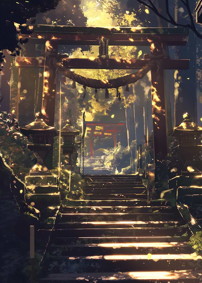 Japanese Shrine Pathway