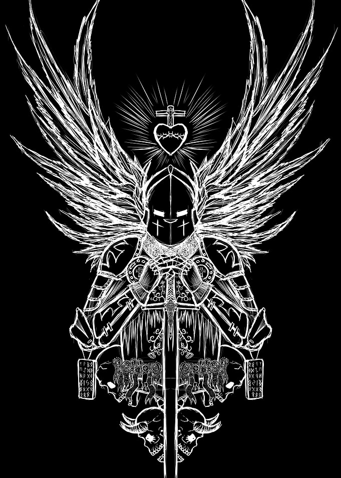 Angel Knight with Sword