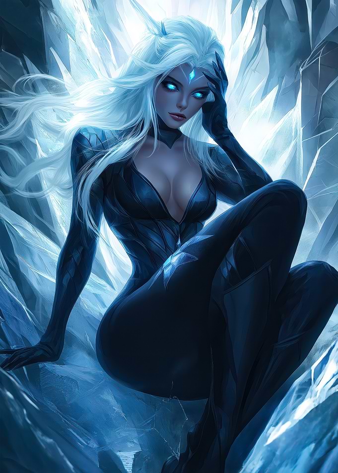 Ice Queen Fantasy Art