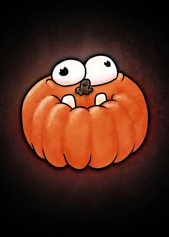 Pumpkin with Big Eyes