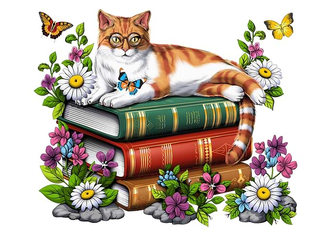 Cottagecore Cat
