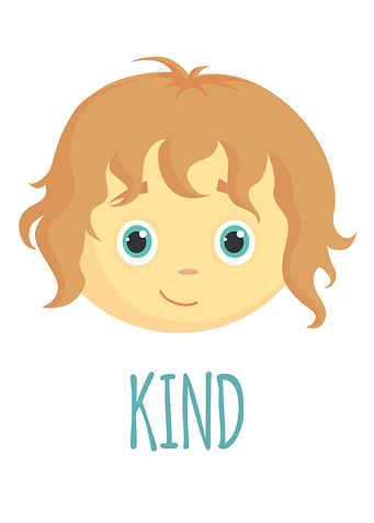 Kind Child Illustration