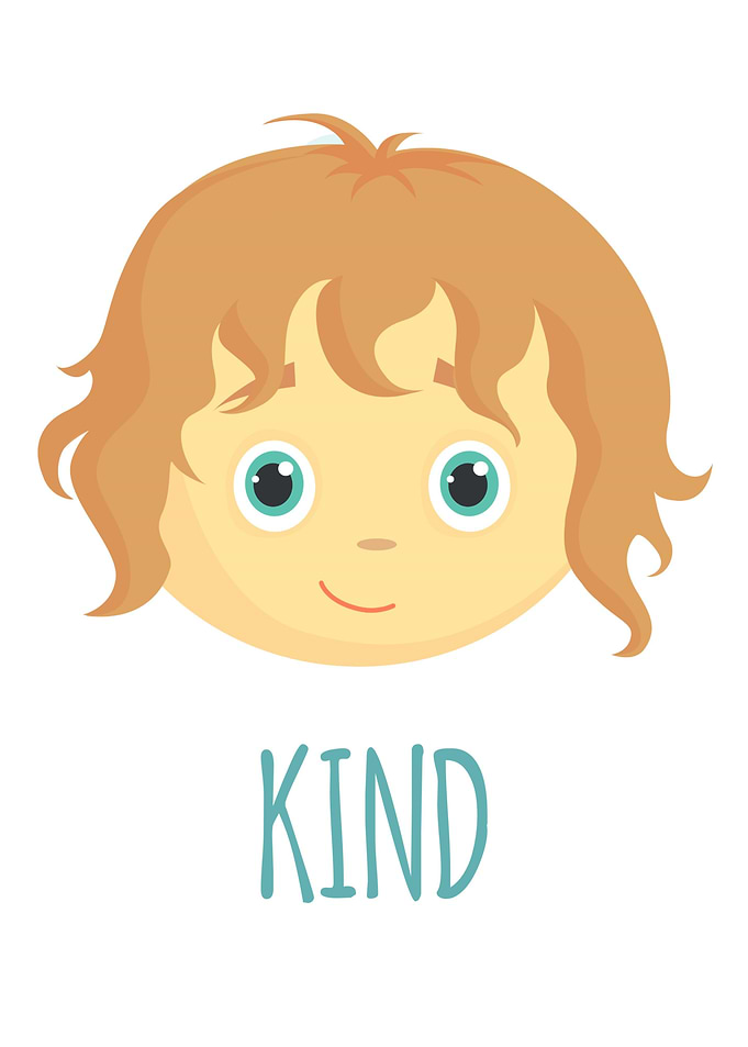 Kind Child Illustration