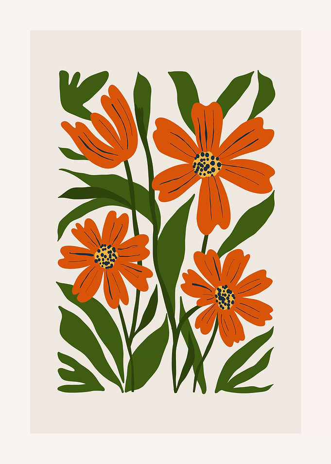Orange Flower Bouquet