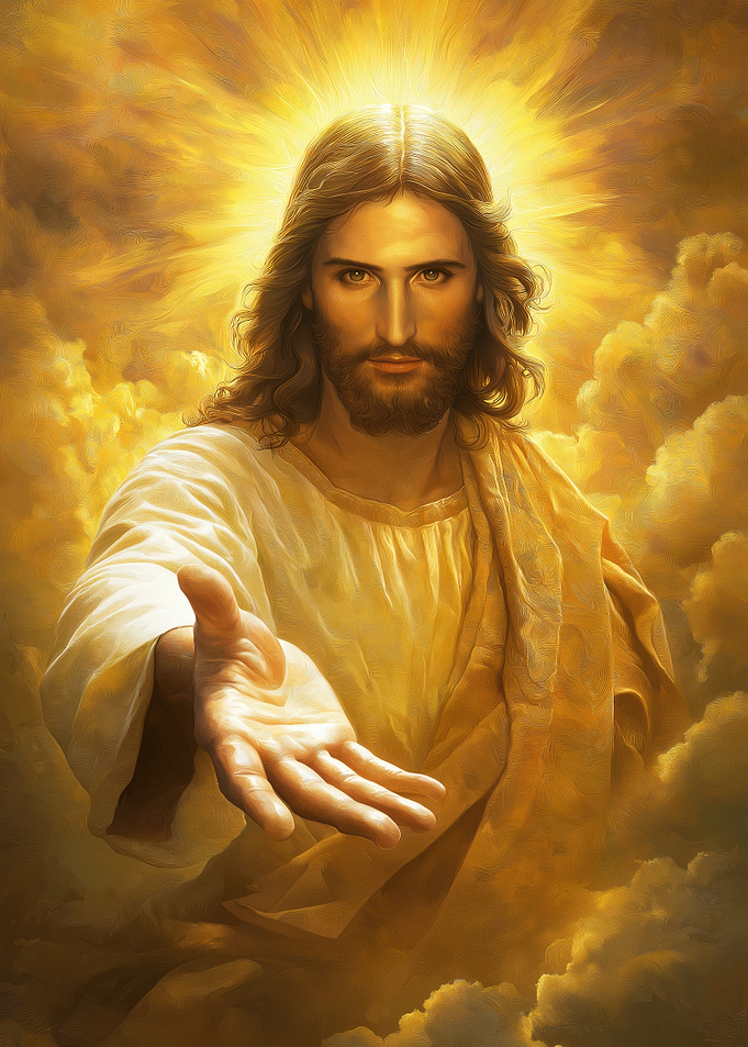 Jesus Reaching Out with Love