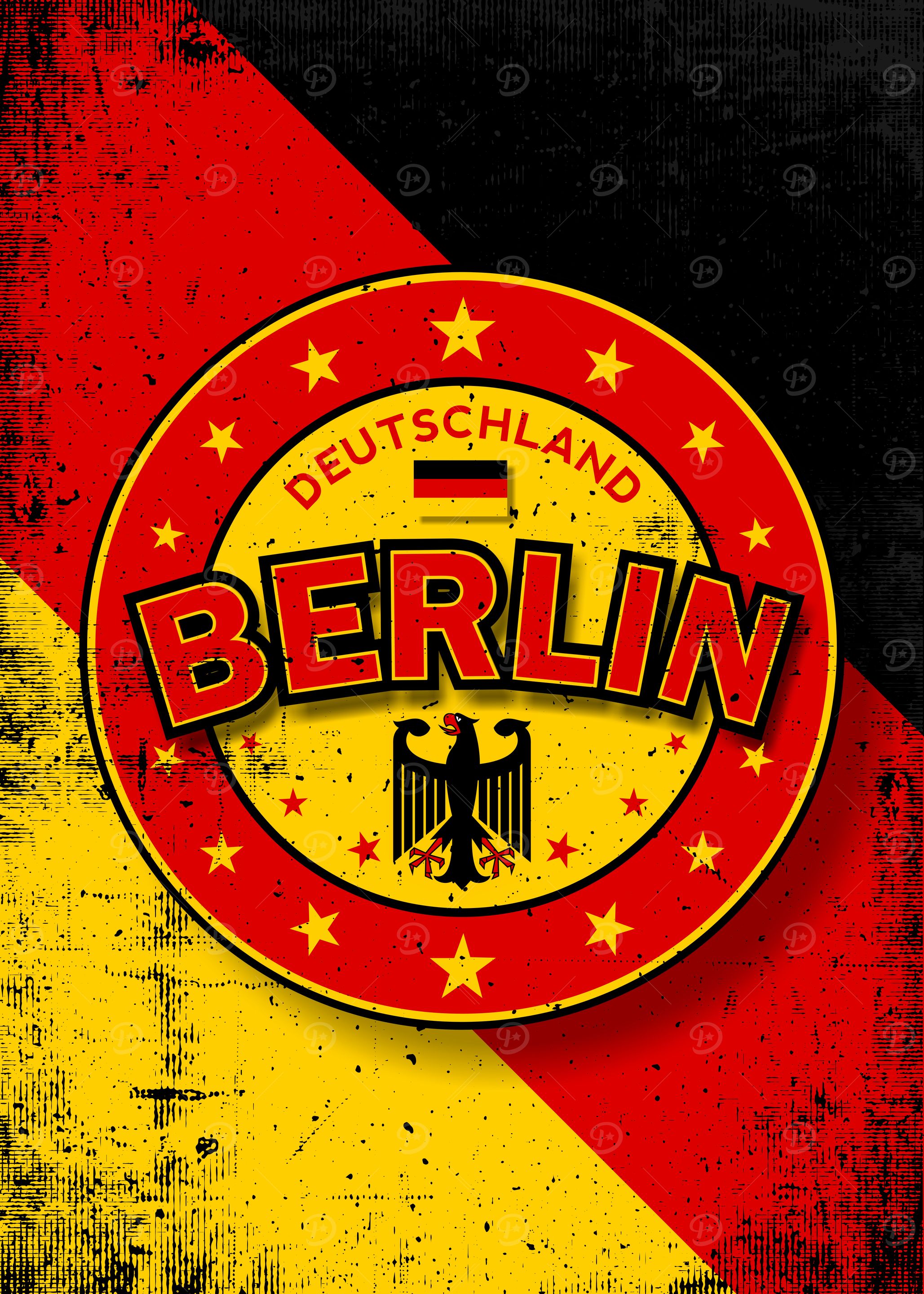Berlin Germany Vintage Badge
