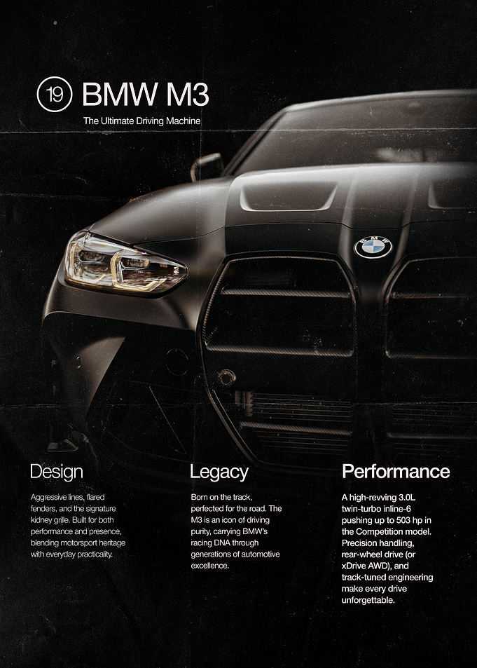 BMW M3 The Ultimate Driving Machine