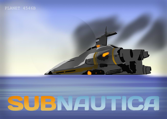 Subnautica Aurora Illustration