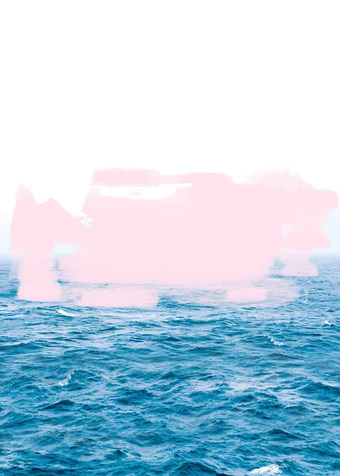 Ocean + Pink | Pink Sky Over Ocean