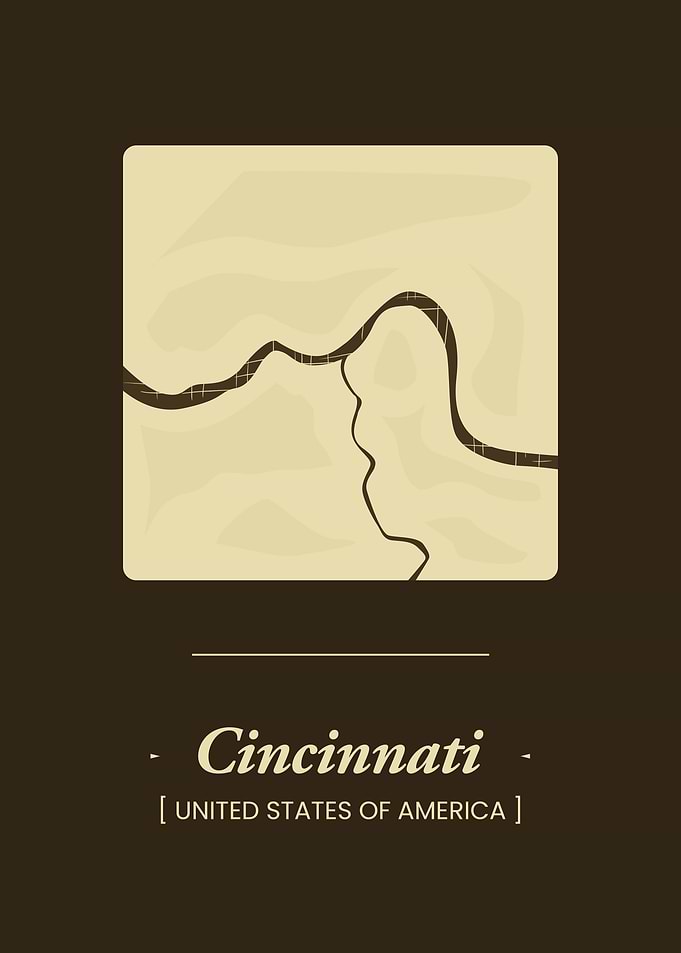 Cincinnati City Map