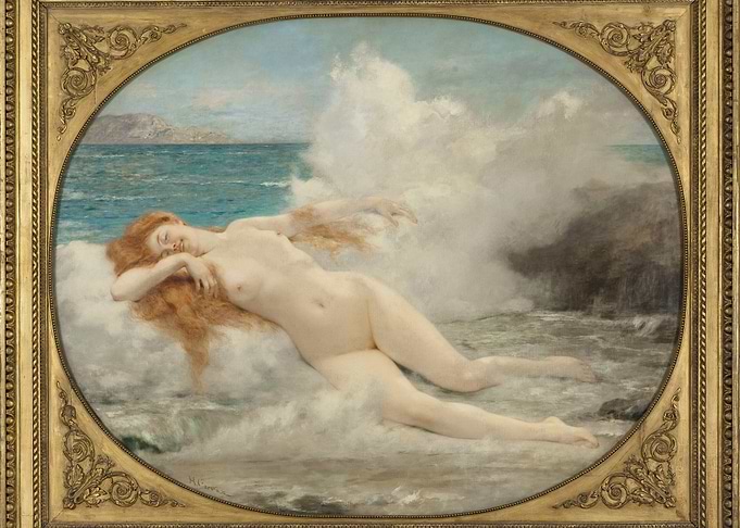Woman in the Waves