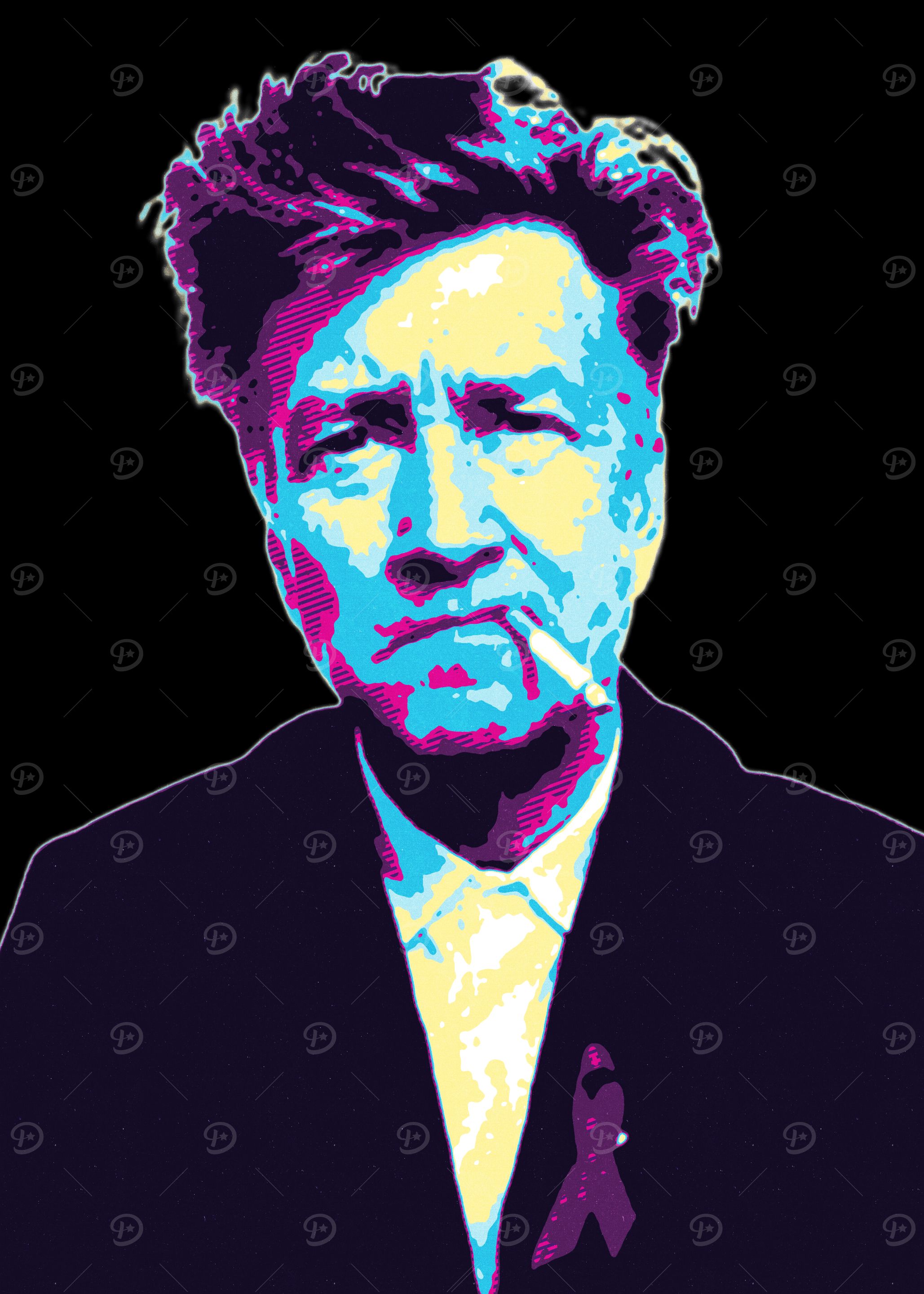 David Lynch Pop Art Portrait